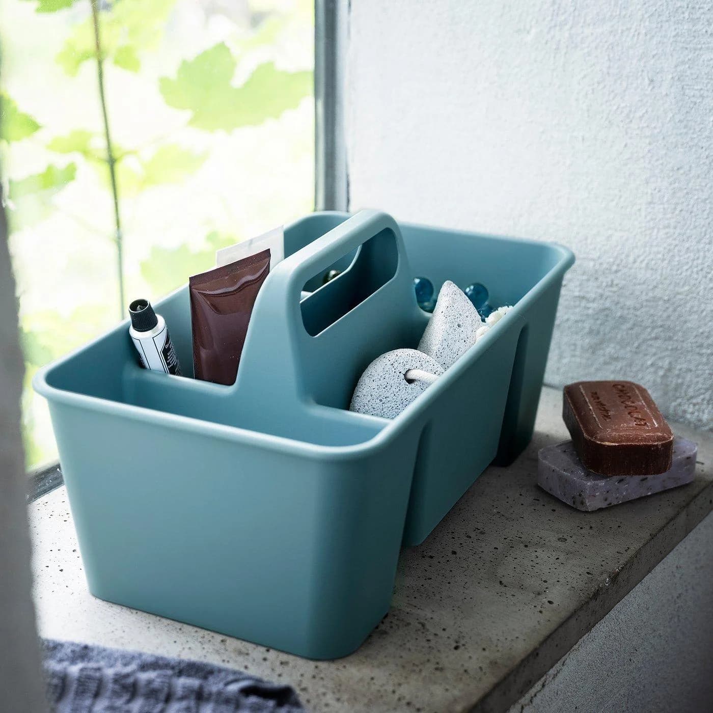 IKEA STACKSTOD Schreibutensilienfach Dunkelblau