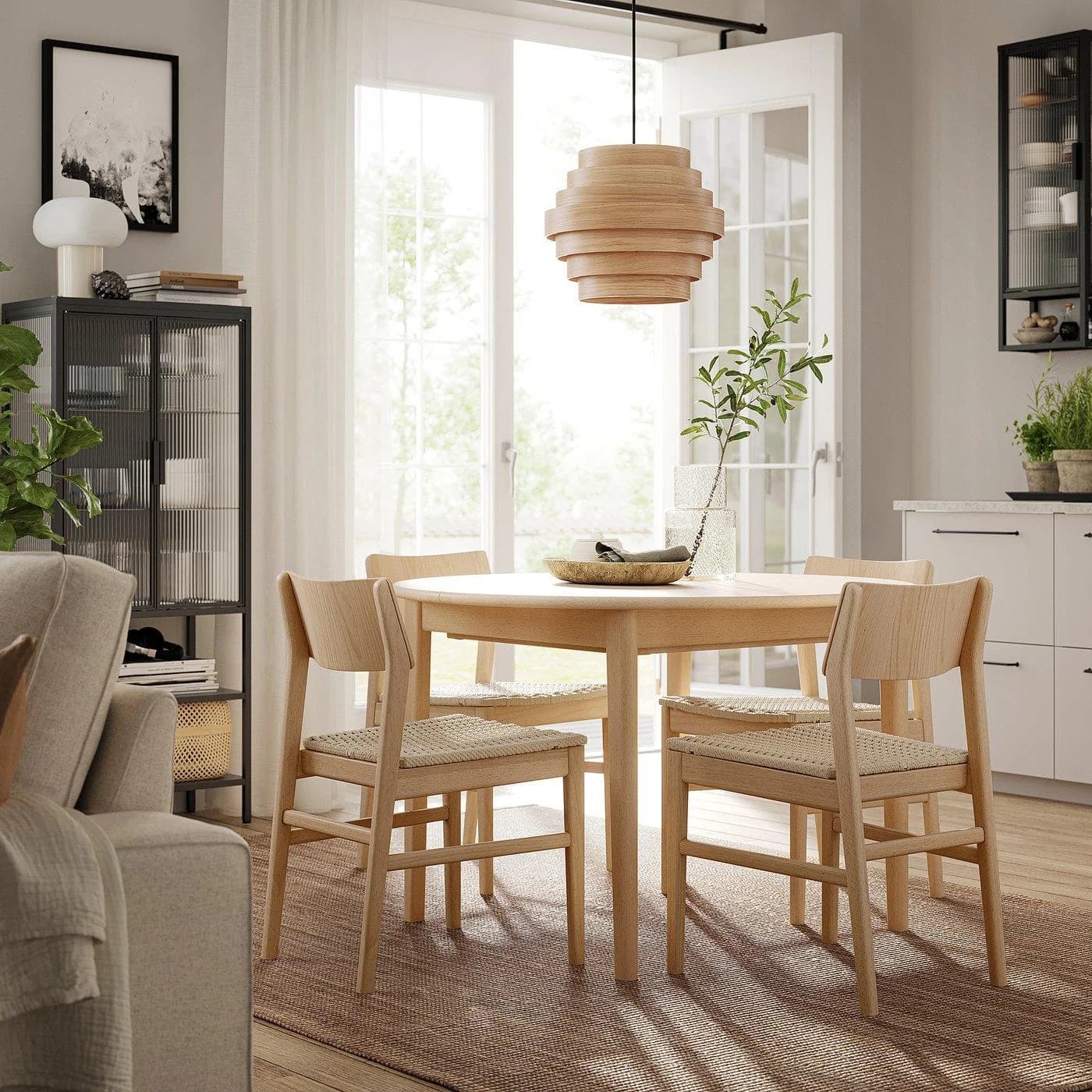IKEA SKANSNÄS Ausziehtisch Buche hell Furnier