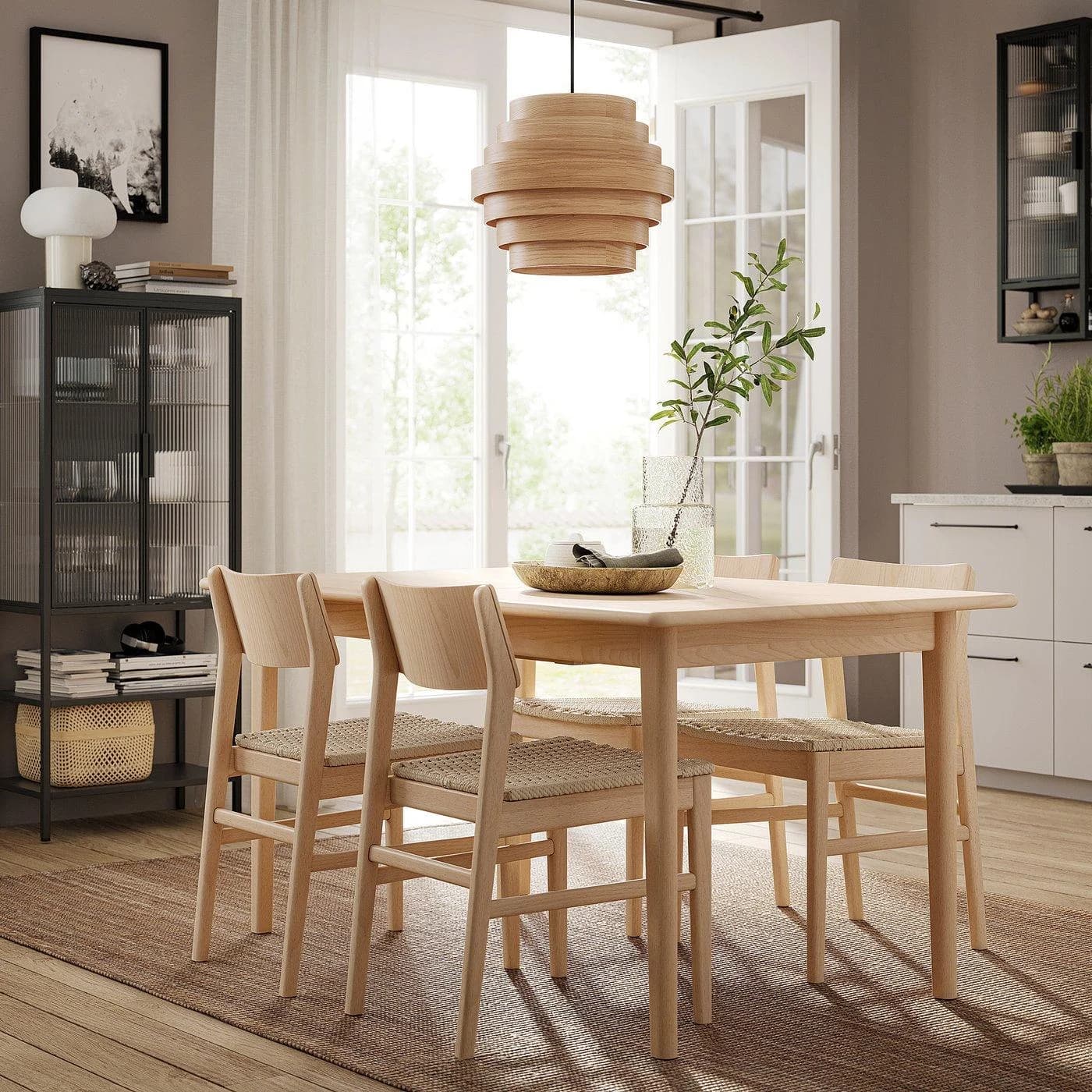IKEA SKANSNÄS Ausziehtisch Buche Hell Furnier