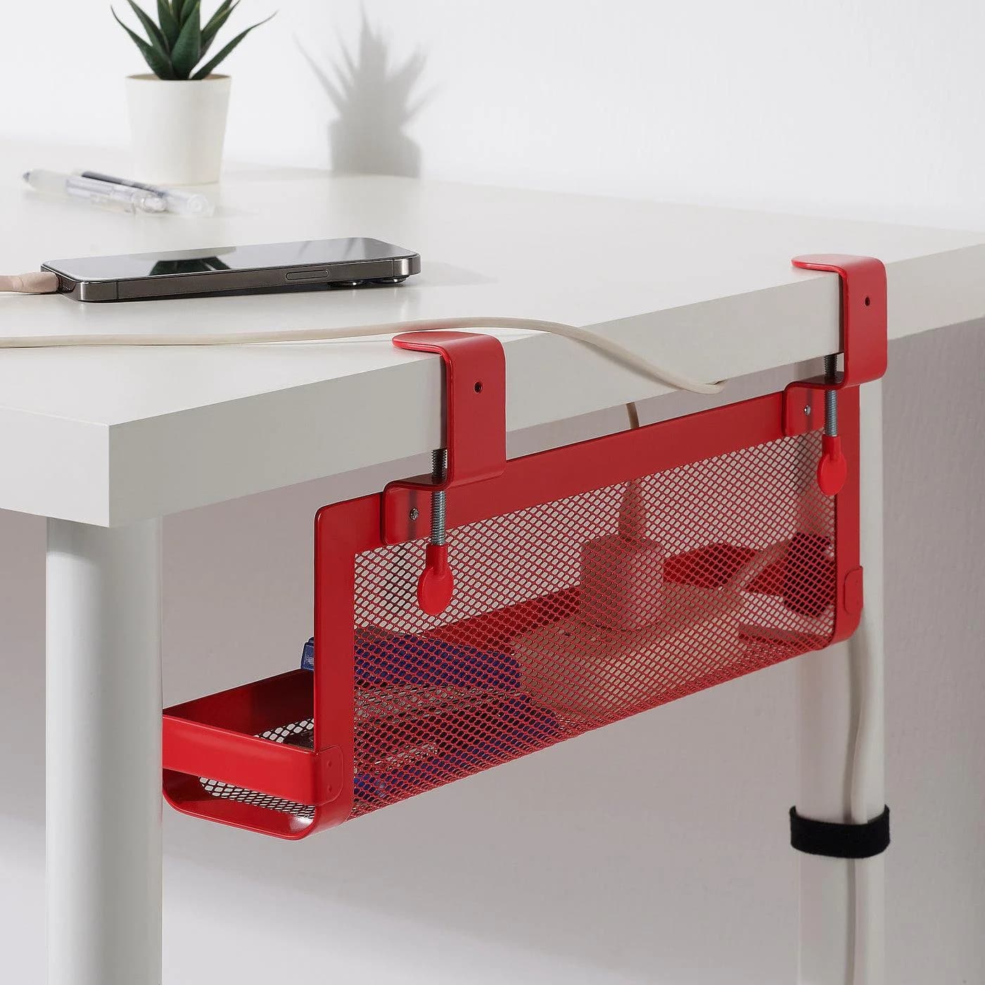 IKEA FÖRSÄSONG Kabelhalter Rot
