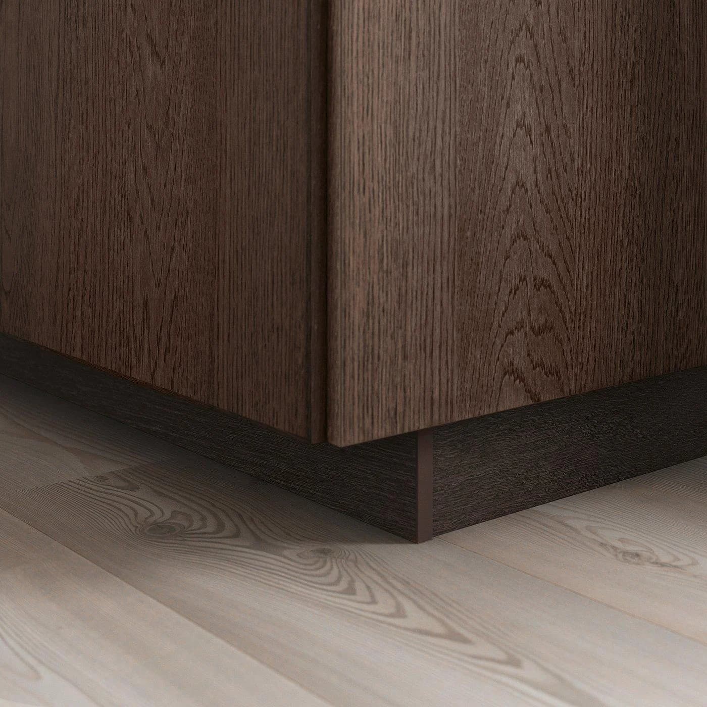 IKEA SINARP Sockel Braun Holzeffekt