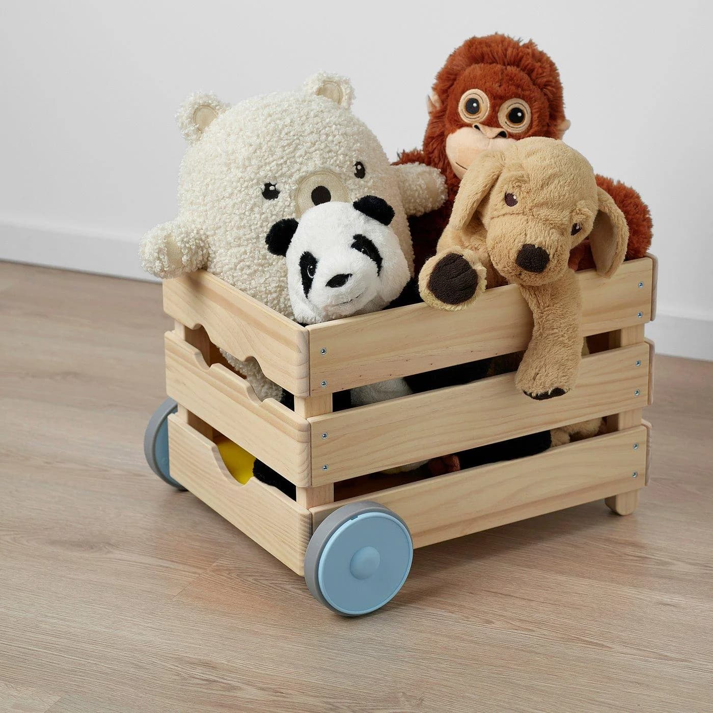 IKEA FLISAT Spielzeugwagen Bunt Holz