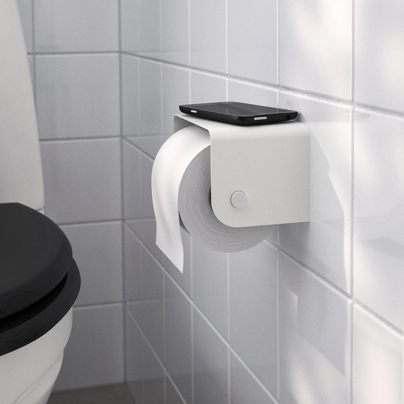 IKEA ENUDDEN Toilettenpapierhalter Weiß