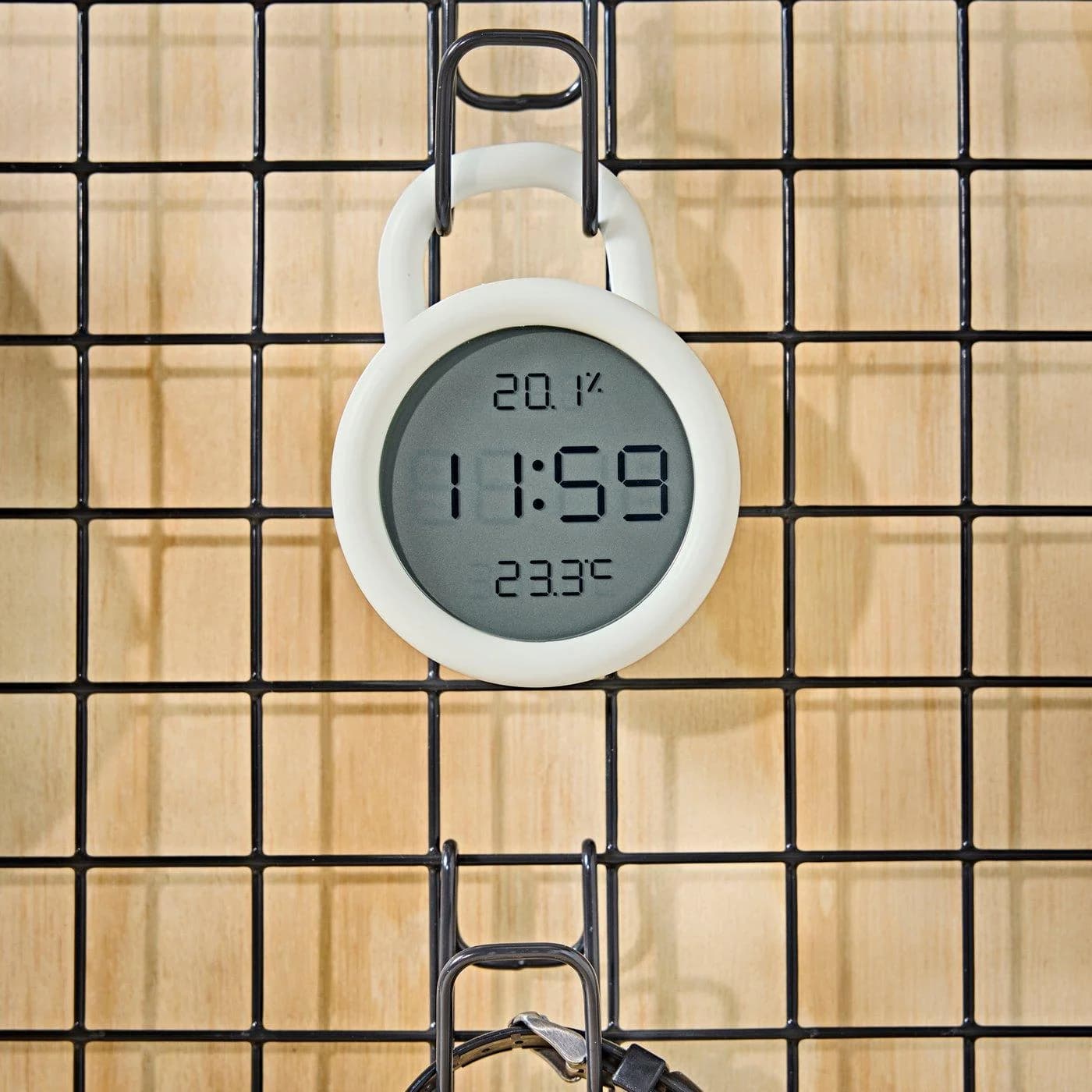 IKEA ÖRNVRÅK Wanduhr mit Hygro-/Thermometer Weiß
