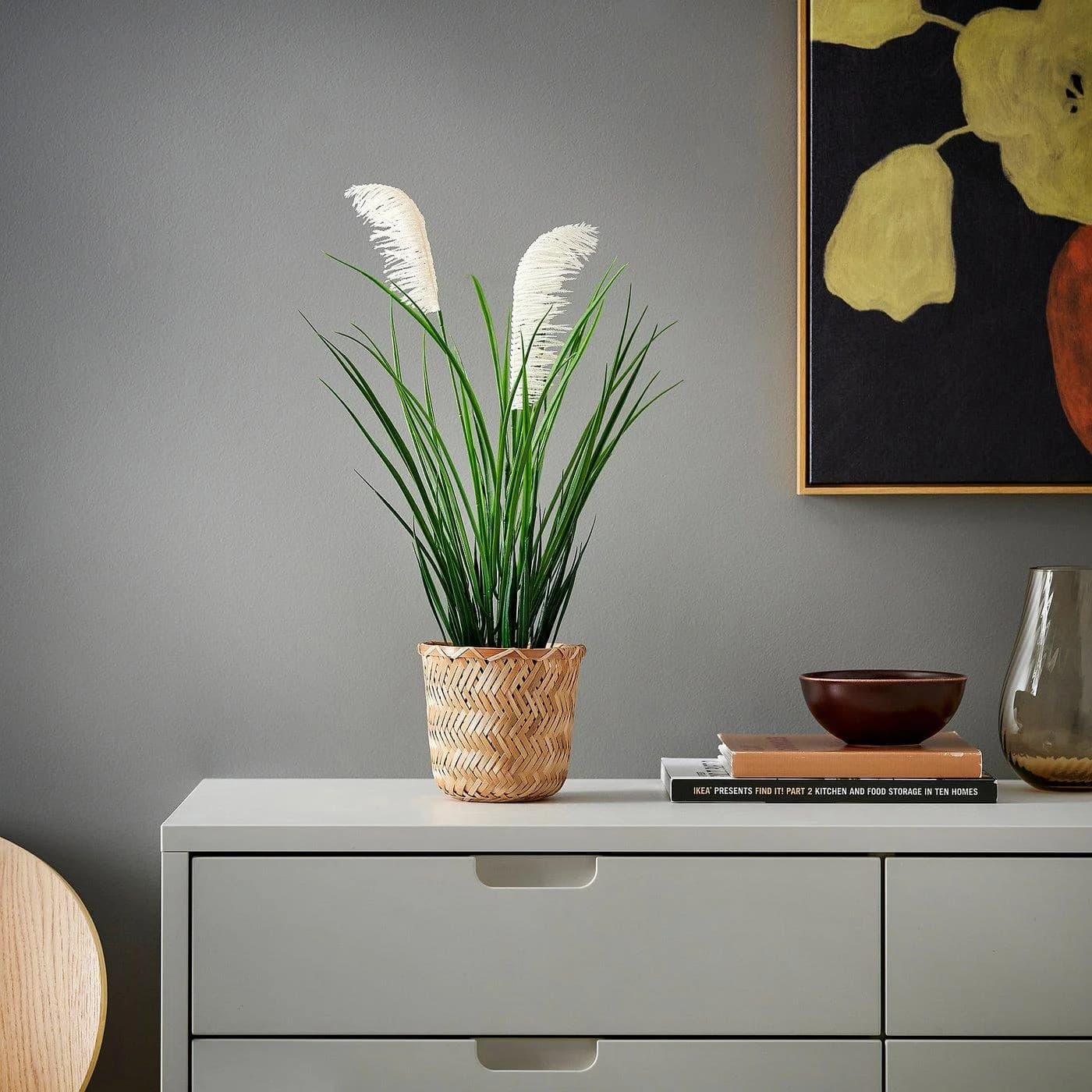 IKEA FEJKA Topfpflanze künstlich Grün