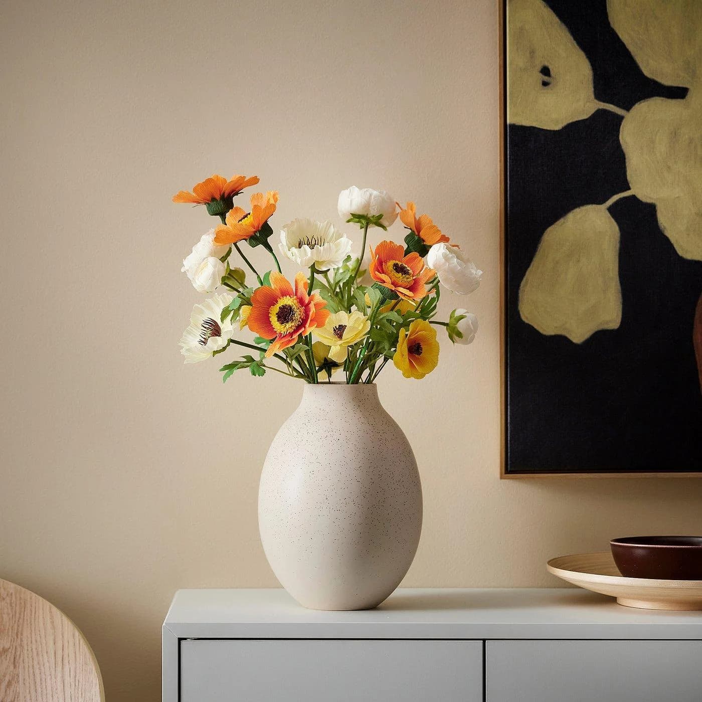 IKEA GULDSPETT Kunstblume Orange Papier Ringelblume