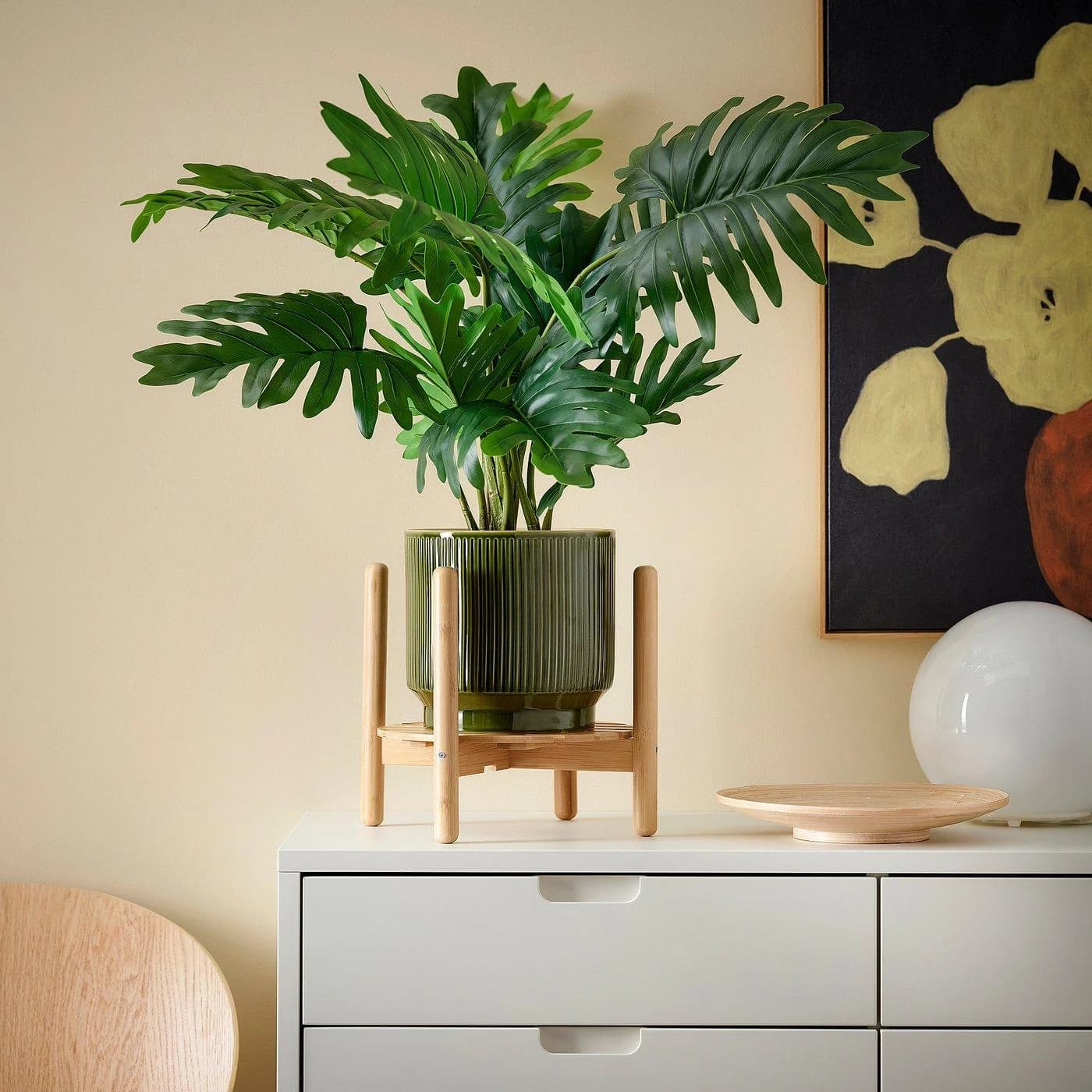 IKEA DAKSJUS Blumenständer Bambus