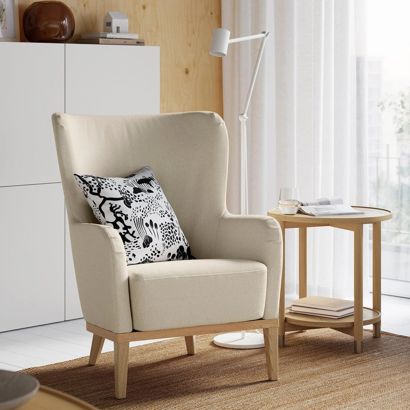 IKEA FAGERBACKEN Sessel Beige Klassisch Modern