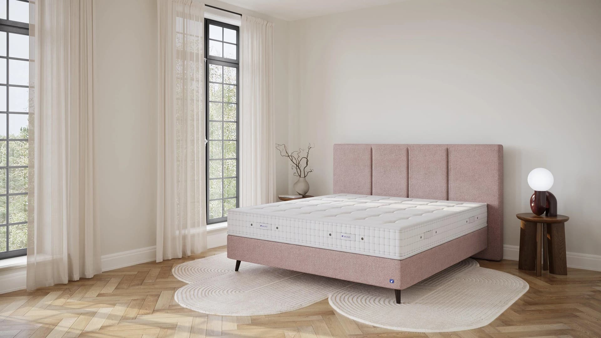 BRUNO Prestige Matratze 160x200cm Pulse-Latex 7-Zonen-Komfort