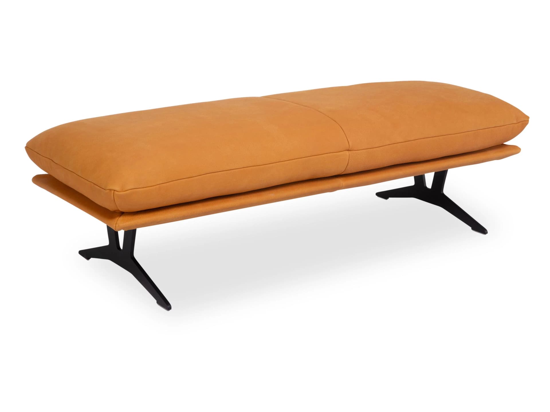 Hocker KOINOR FRANCIS Leder Schwarz Modern