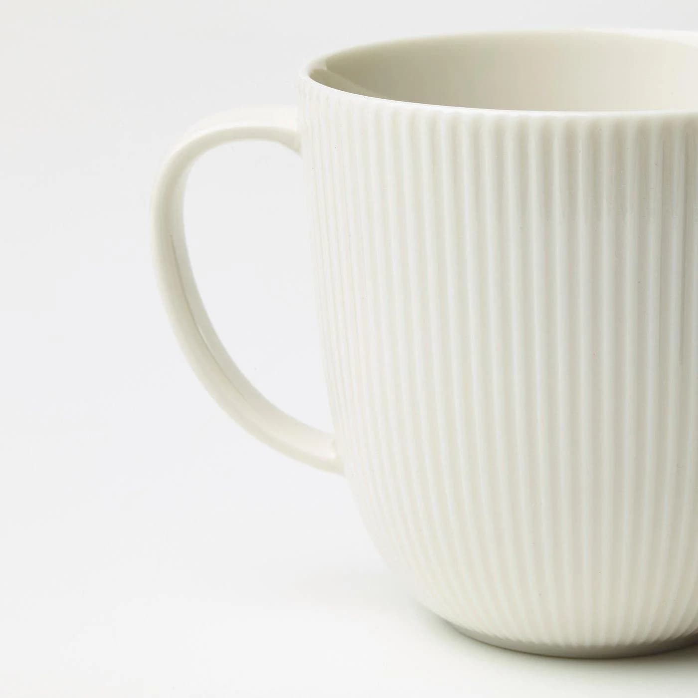 IKEA OFANTLIGT Becher Weiß