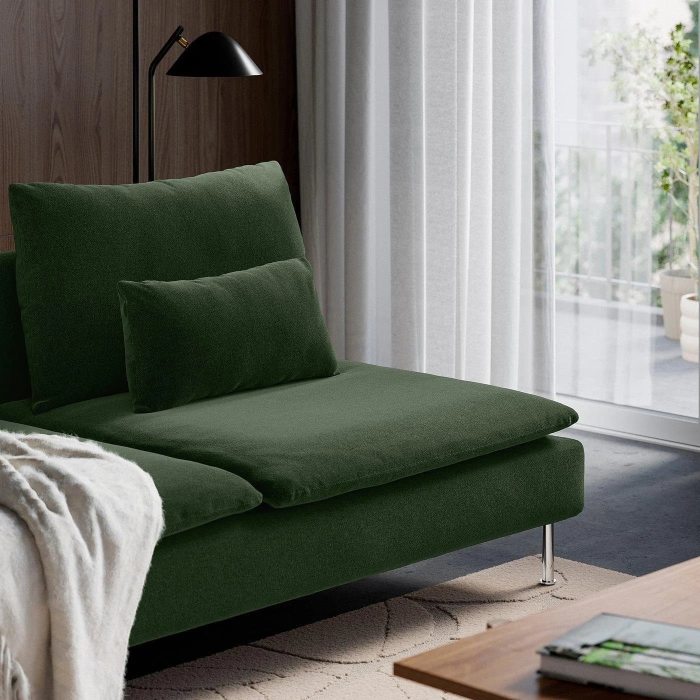 IKEA SÖDERHAMN Sitzelement 1 Dunkelgrün