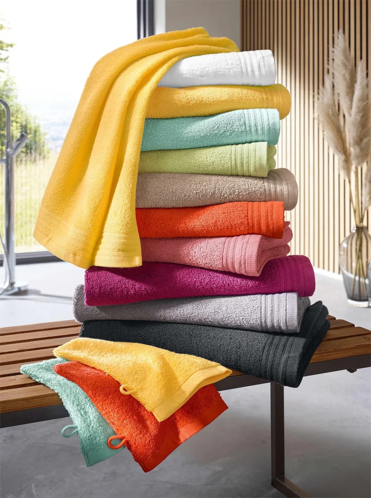 WÄSCHEPUR Handtuch Pistazie 50x100 cm 100% Baumwolle