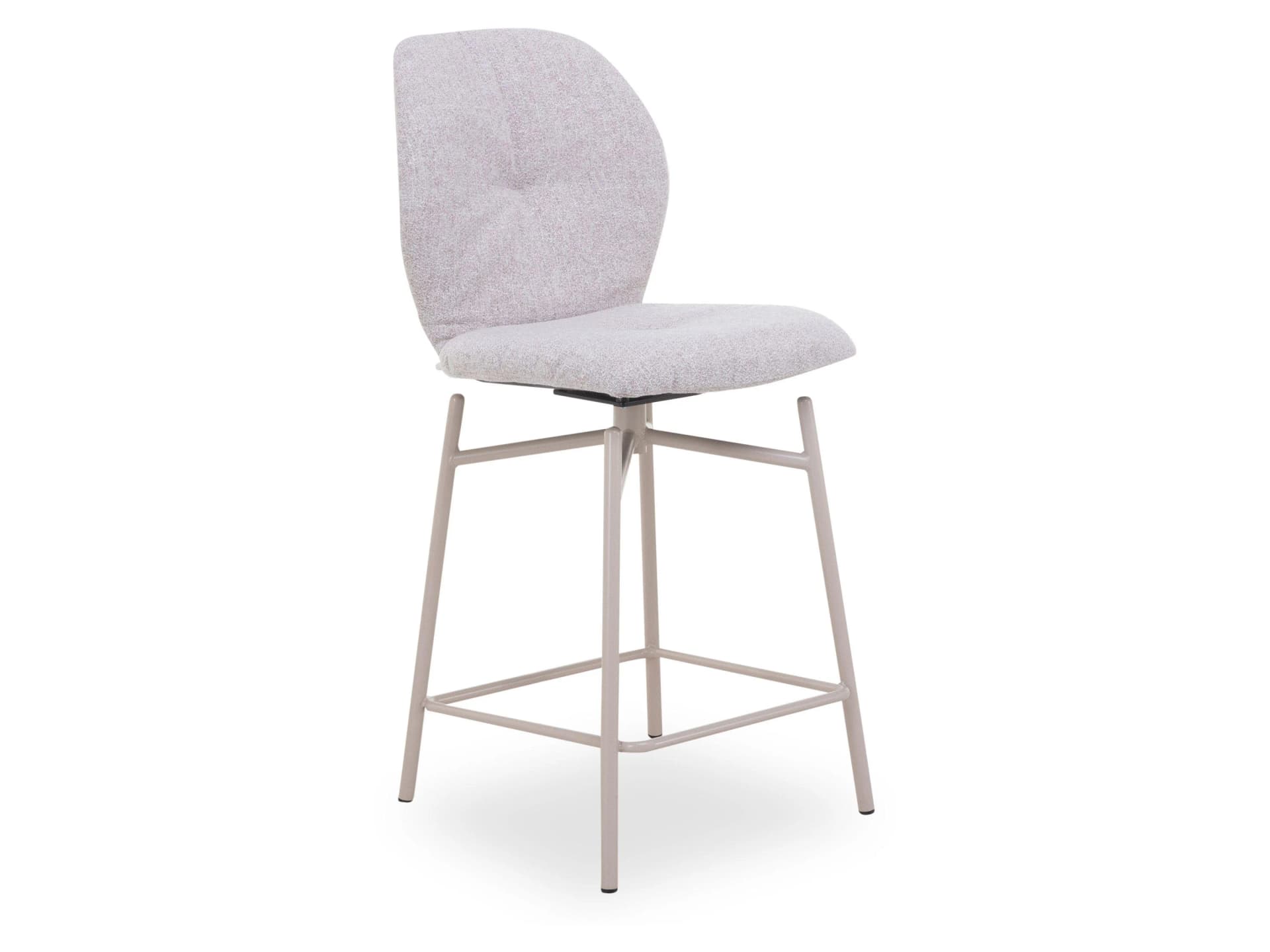 MOBITEC MOODS Barhocker Beige Metall 360° drehbar