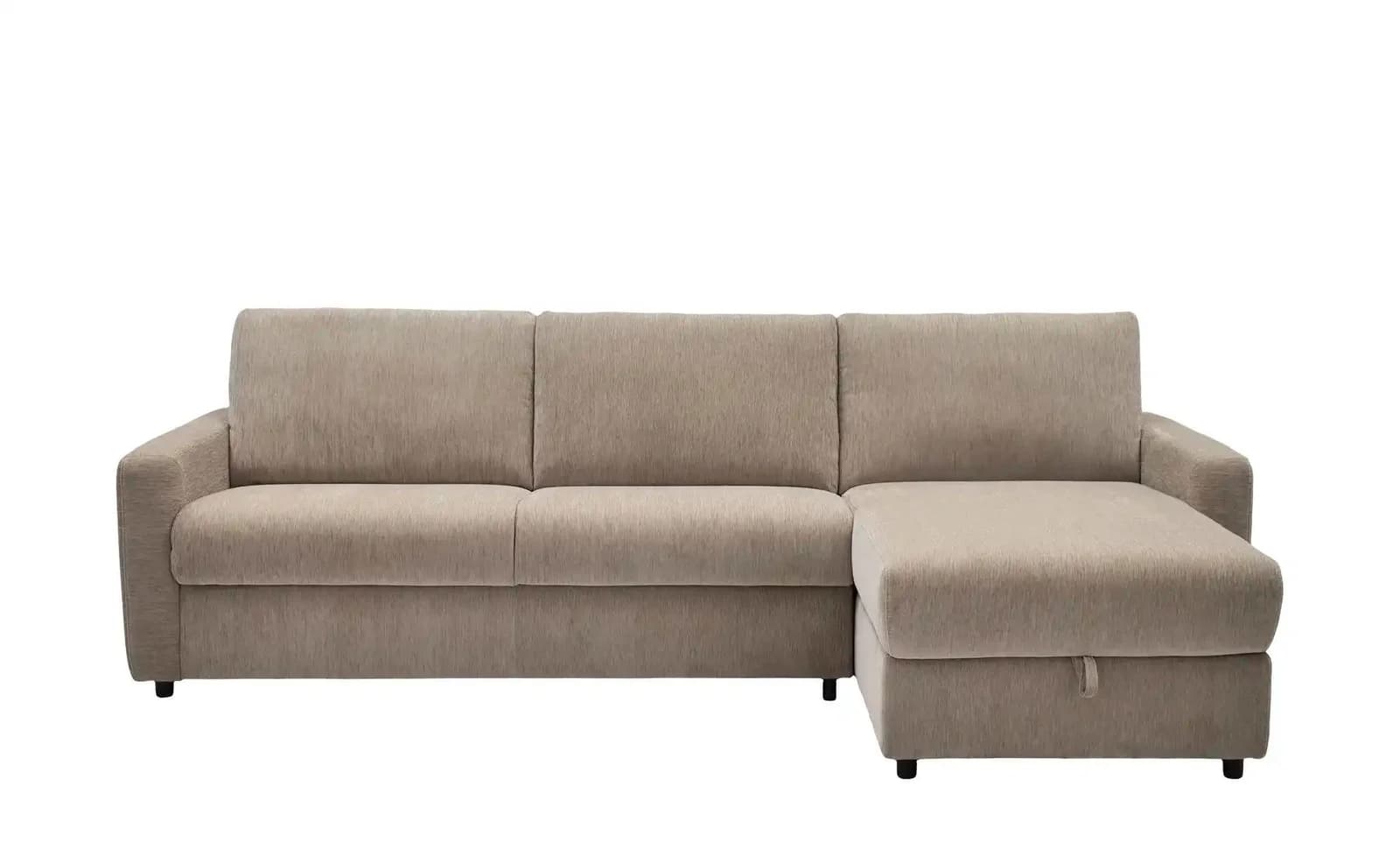 uno Ecksofa mit Schlaffunktion Ester Beige