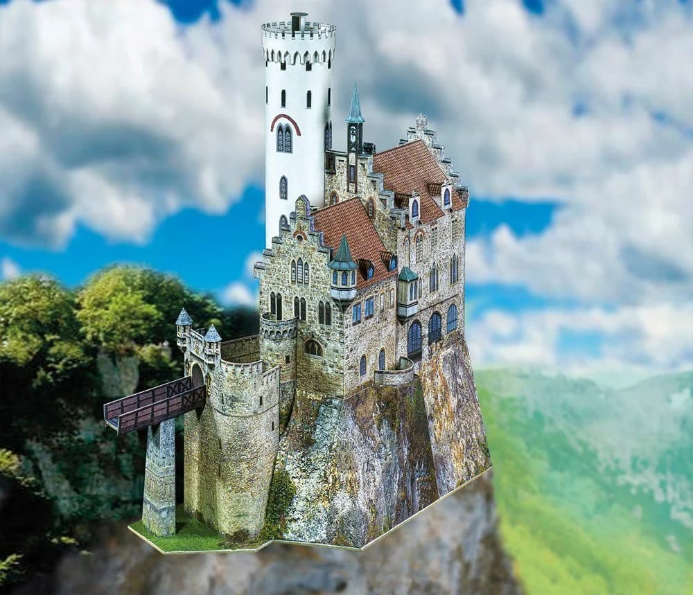 Aue Verlag Modellbausatz Schloss Lichtenstein 1:160