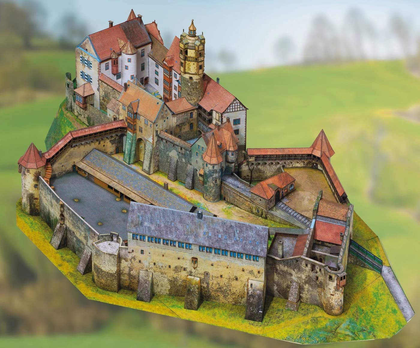 Aue Verlag Modellbausatz Ronneburg 1:250