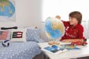 Columbus Kinderglobus "Unsere Erde" 34 cm mit Beleuchtung und Entdeckerstift Bild 3