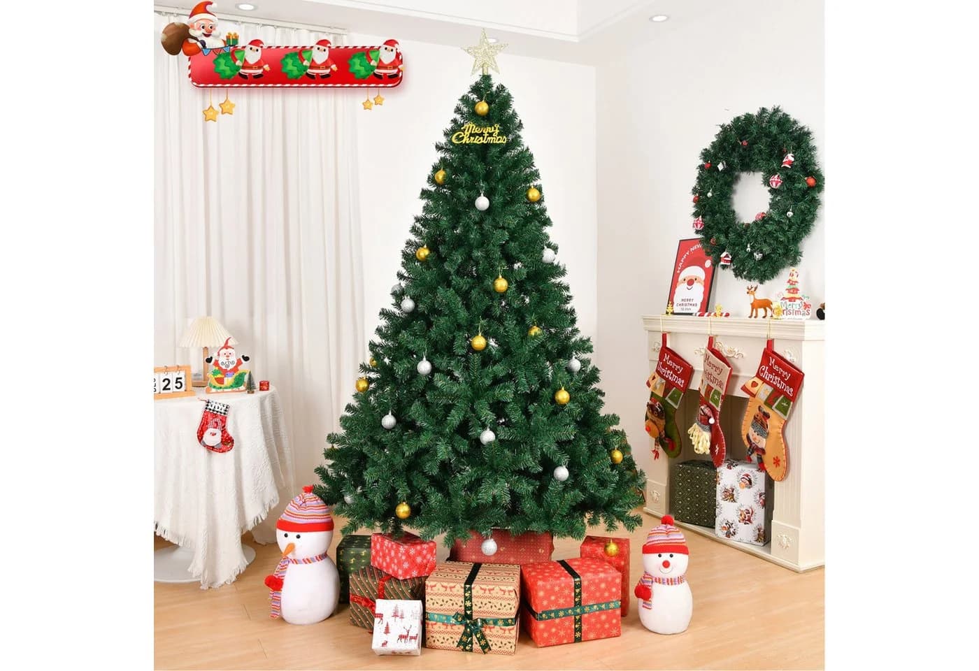 LALAHO Künstlicher Weihnachtsbaum 210 cm mit 850 PVC-Spitzen - Bild 5