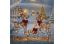 LALAHO 3-teiliges LED Rentier Set Weihnachtsbeleuchtung Warmweiß Bild 2
