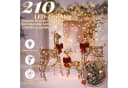 LALAHO 3-teiliges LED Rentier Set Weihnachtsbeleuchtung Warmweiß Bild 4