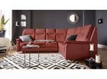 SIT & MORE Ecksofa Boccaccio L-Form Terra Kunstleder mit Kopfteilverstellung