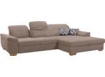 Ecksofa ALINA Nadira Braun Chenille mit Bettfunktion