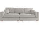 Big-Sofa HOME AFFAIRE Fresh Pond Hellgrau 290x95x96 cm