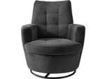 ALINA Drehsessel Yuri Anthrazit mit Wippfunktion