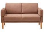 HOME AFFAIRE Sofa Fehmarn Braun Microfaser 2,5-Sitzer