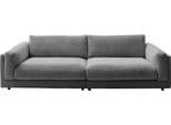 Big-Sofa 3C CANDY Karalis Dunkelgrau Cord mit extra großer Sitztiefe
