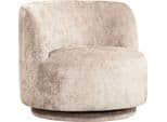 WOOOD Drehsessel Popular Beige Chenille Drehfunktion