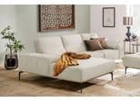 W.SCHILLIG Ecksofa run L-Form Leder cream white