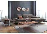 W.SCHILLIG Ecksofa enjoy&MORE Grau mit Sitztiefenverstellung