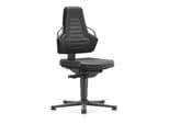 bimos Nexxit Arbeitsstuhl mit PU-Polster Grifffarbe grau