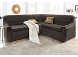 DOMO COLLECTION Ecksofa Lale L-Form Anthrazit Microfaser