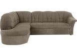 DOMO COLLECTION Ecksofa Pegnitz L-Form Braun