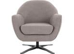 HOME AFFAIRE Stavre Drehsessel Taupe Grau Modern