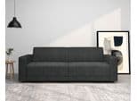 DOREL HOME Allie II Schlafsofa 3-Sitzer Anthrazit mit Schlaffunktion