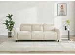 OTTO HOME SKAANE Cord-Sofa 3-Sitzer Beige mit Relaxfunktion