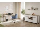 Büromöbel-Set HOME AFFAIRE Stranda weiß skandi eiche