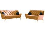Sit & More Polstergarnitur Orient 3 Gold 3-Sitzer + 2-Sitzer