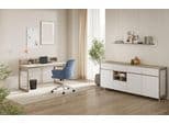 Home Affaire Büromöbel-Set Stranda weiß skandi eiche