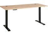 INNOSTYLE Elektrisch Höhenverstellbarer Schreibtisch Artisan Eiche Schwarz