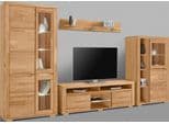 OTTO HOME Wohnwand Denis Braun Eiche Teilmassiv