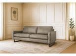 HOME AFFAIRE Maxi-Ausführung Pinto Sofa 3-Sitzer Taupe Kunstleder