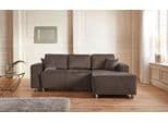 Guido Maria Kretschmer Ecksofa Györ mit Bettfunktion und Zierkissen
