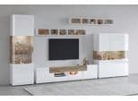OTTO HOME Wohnwand Toledo 5-teilig Weiß Hochglanz