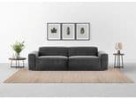 TRENDMANUFAKTUR Braga Big-Sofa Anthrazit 4-Sitzer Cord
