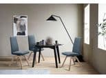 STRESSLESS Laurel Polsterstuhl Blau Leder PALOMA Walnuss